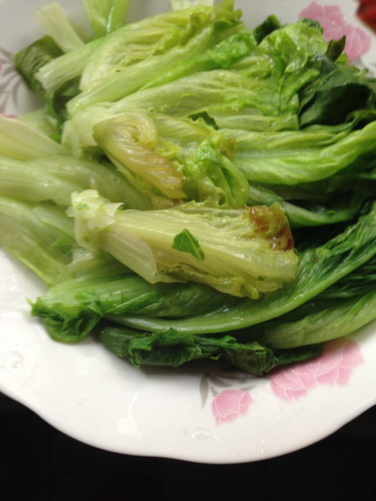 油泼生菜步骤4