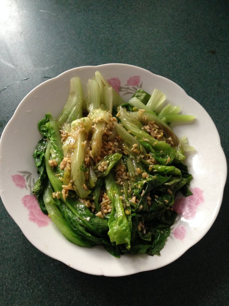 油泼生菜步骤8