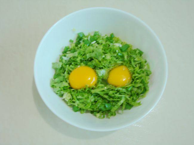 生菜鸡蛋饼步骤2