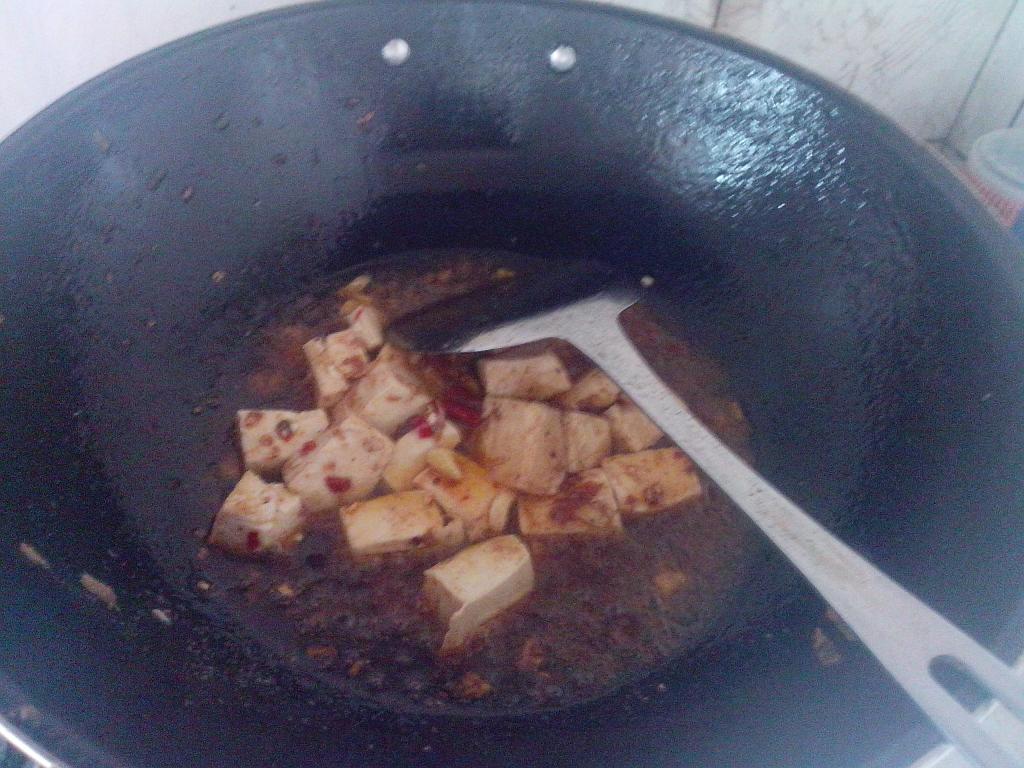 生菜炒豆腐步骤8