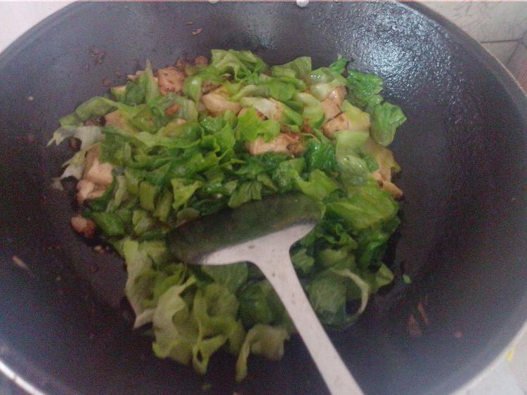 生菜炒豆腐步骤10
