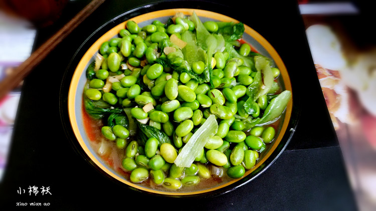 青豆炒生菜步骤8