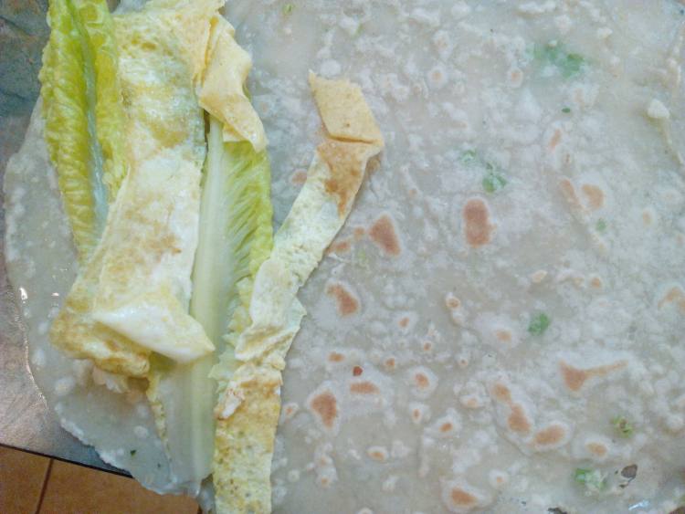 生菜鸡蛋皮卷饼步骤12
