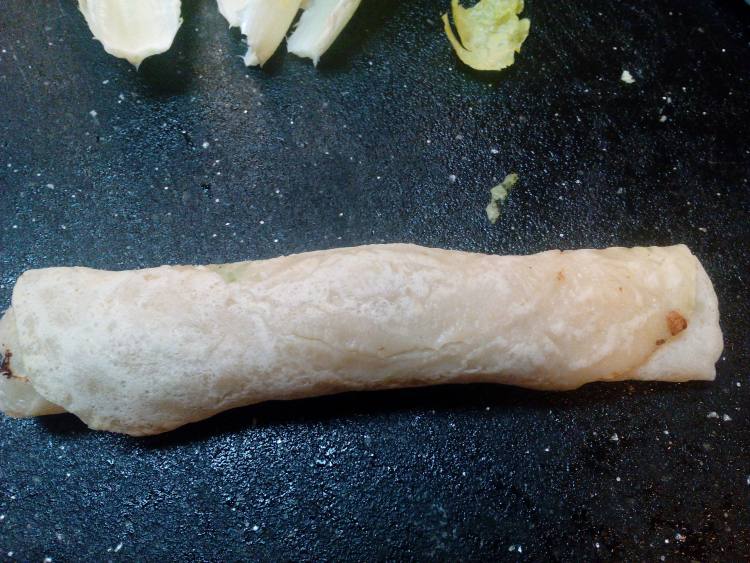 生菜鸡蛋皮卷饼步骤14