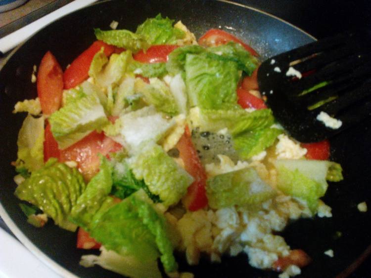 生菜西红柿鸡蛋步骤10