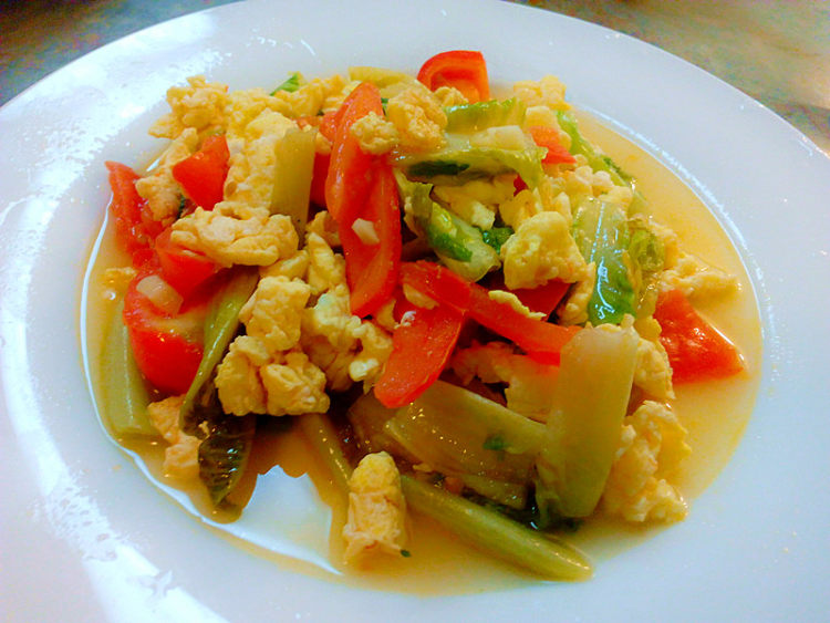 生菜西红柿鸡蛋步骤12