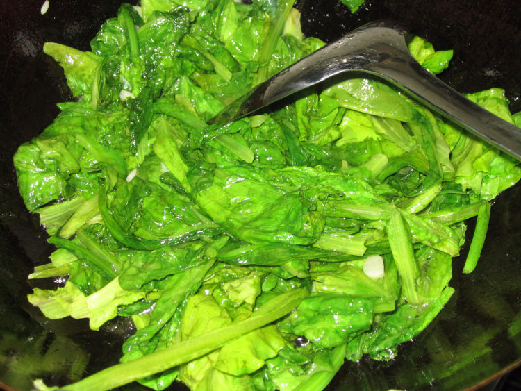 蚝油小生菜步骤5