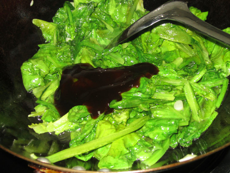 蚝油小生菜步骤6