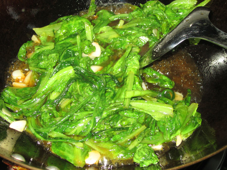 蚝油小生菜步骤8