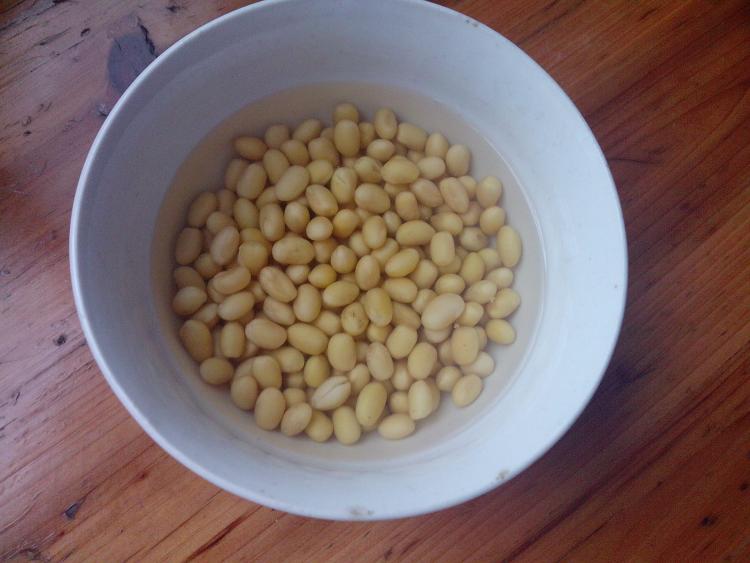 生菜豆浆步骤1