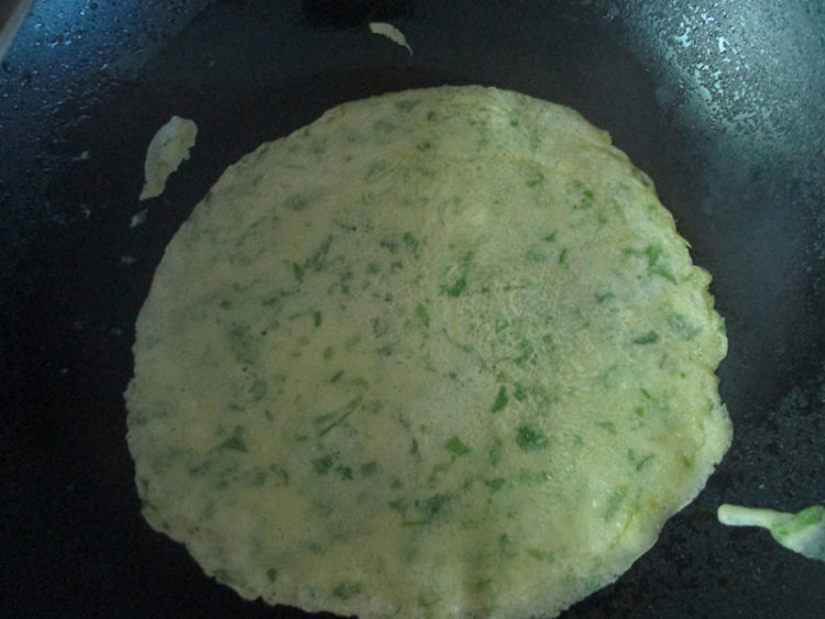 蔬菜早餐饼步骤7