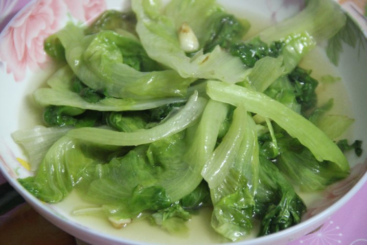炒生菜步骤5