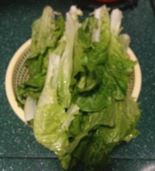 蒜泥生菜步骤1