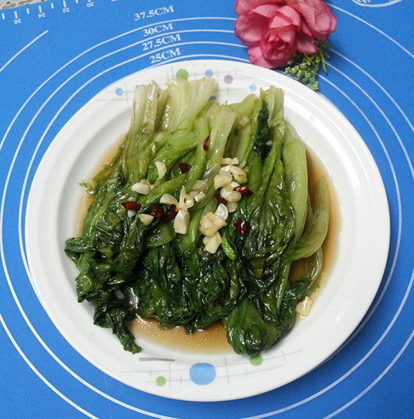 蒜泥生菜步骤8