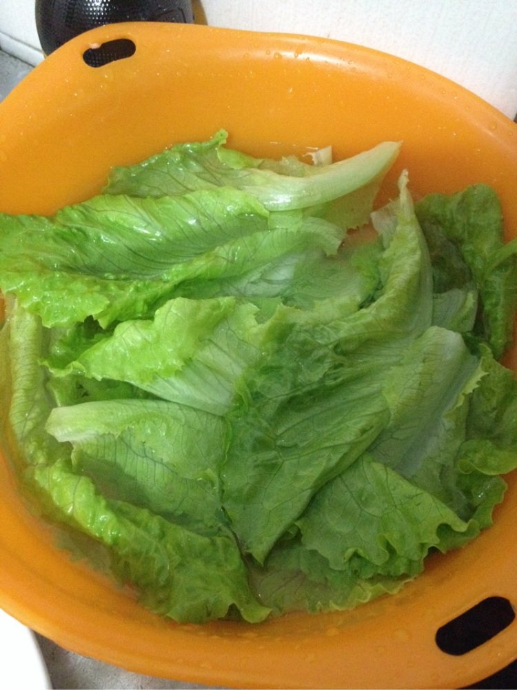 生菜裹豆腐步骤2