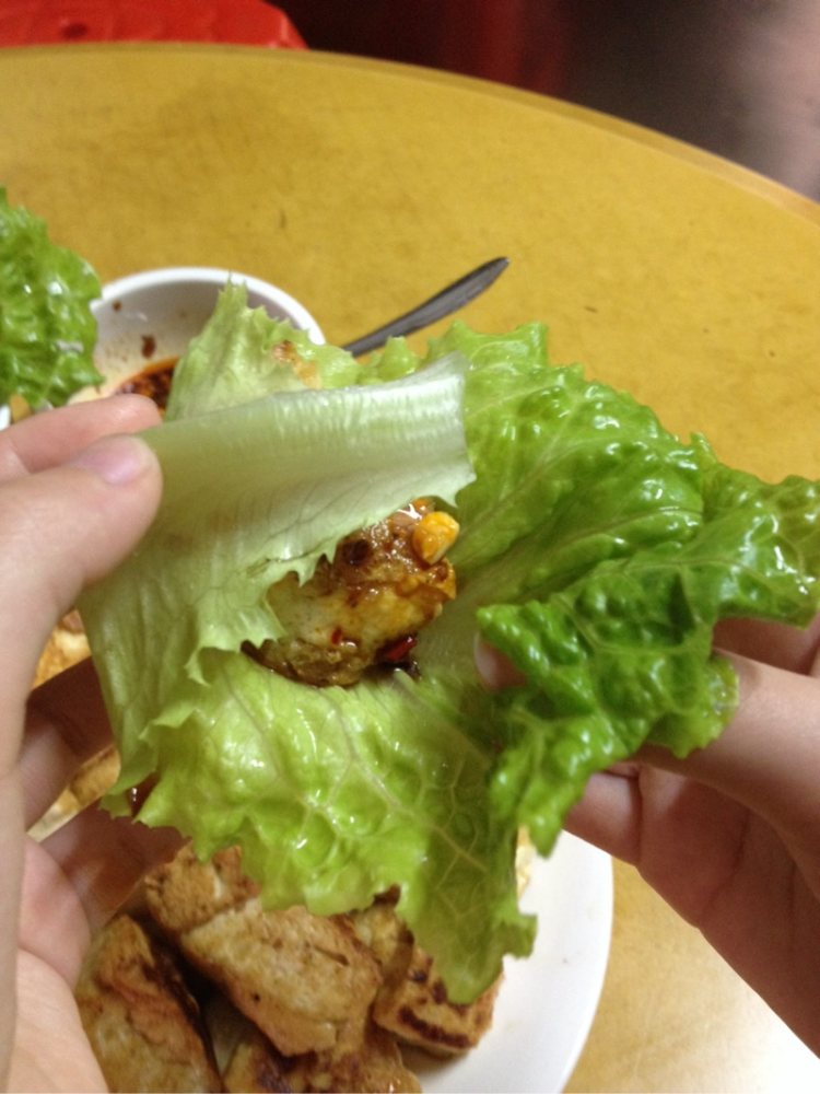 生菜裹豆腐步骤8
