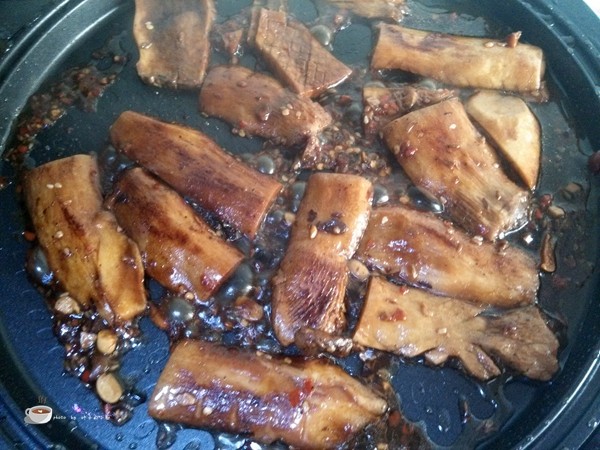 私房酱料汁煎杏鲍菇步骤7