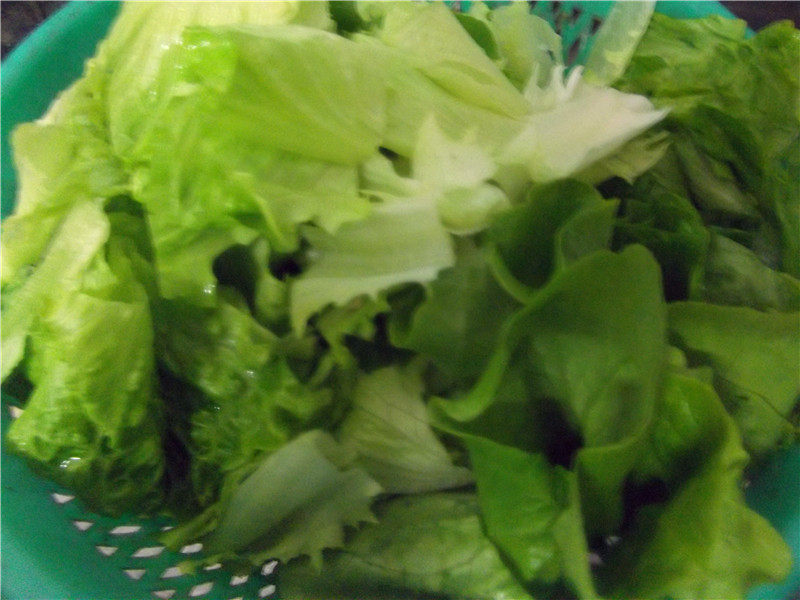 粉丝煮生菜步骤1