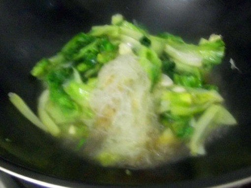 粉丝煮生菜步骤5