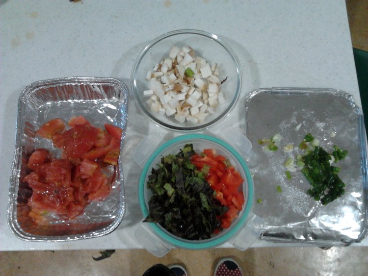 素食黑米炒饭步骤2
