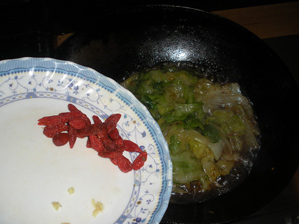 蚝油枸杞生菜步骤11