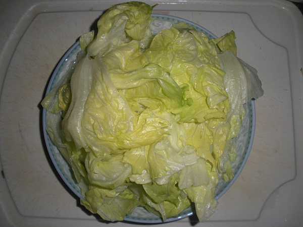 郫县豆瓣炒木耳生菜步骤3