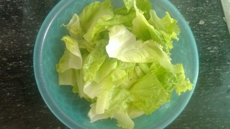 辣味生菜步骤2