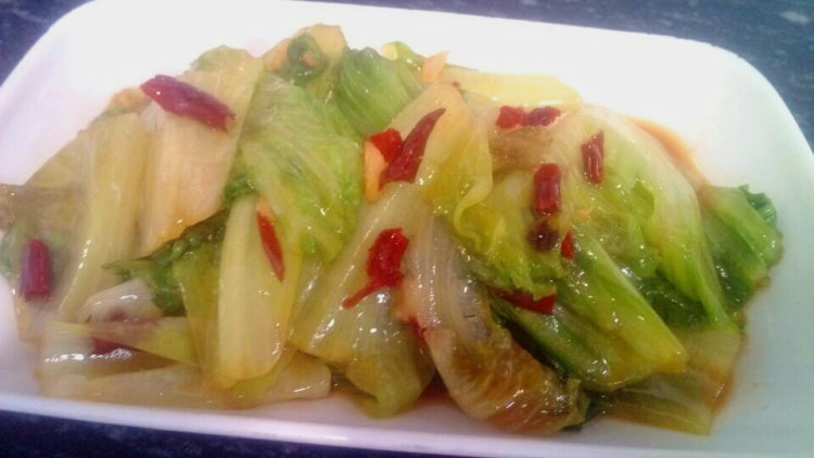 辣味生菜步骤5