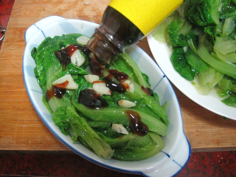 鲍汁生菜步骤9