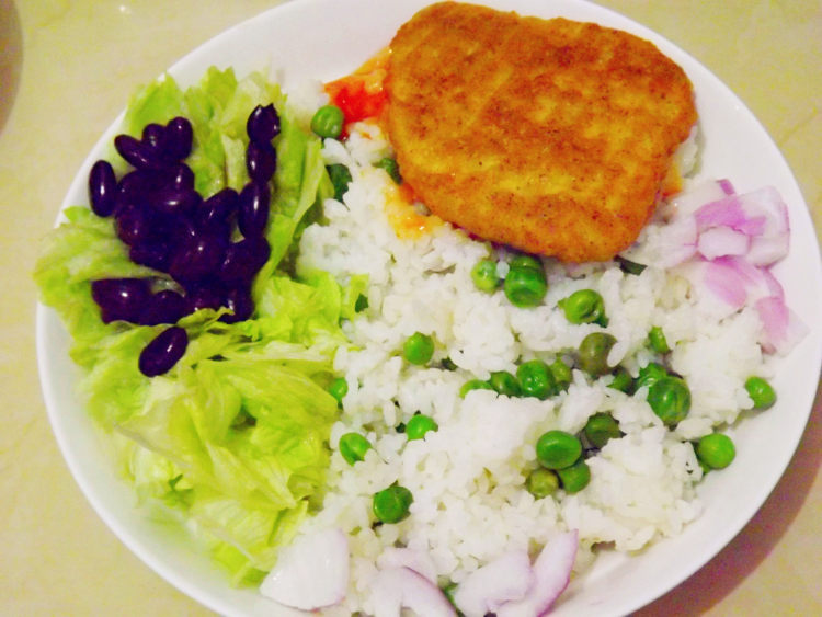 鸡排豌豆饭步骤17