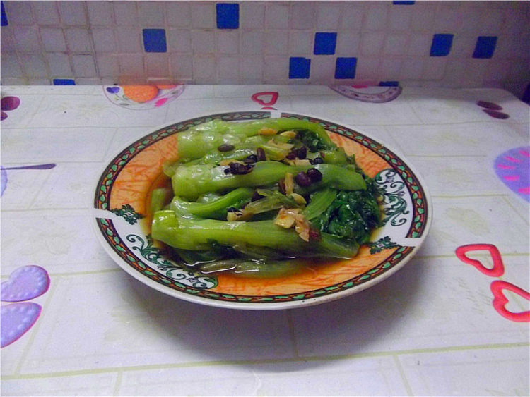 豉香生菜步骤6