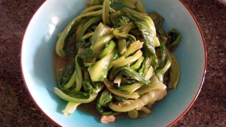 蚝油捞生菜步骤6