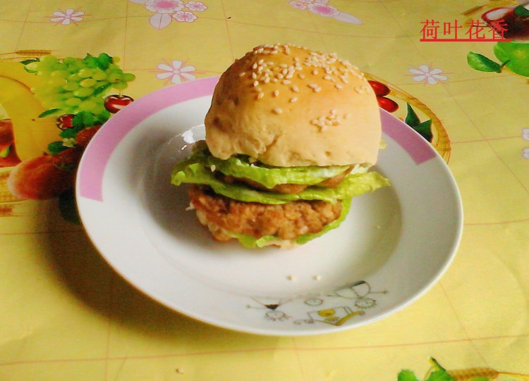 照烧猪肉汉堡步骤9