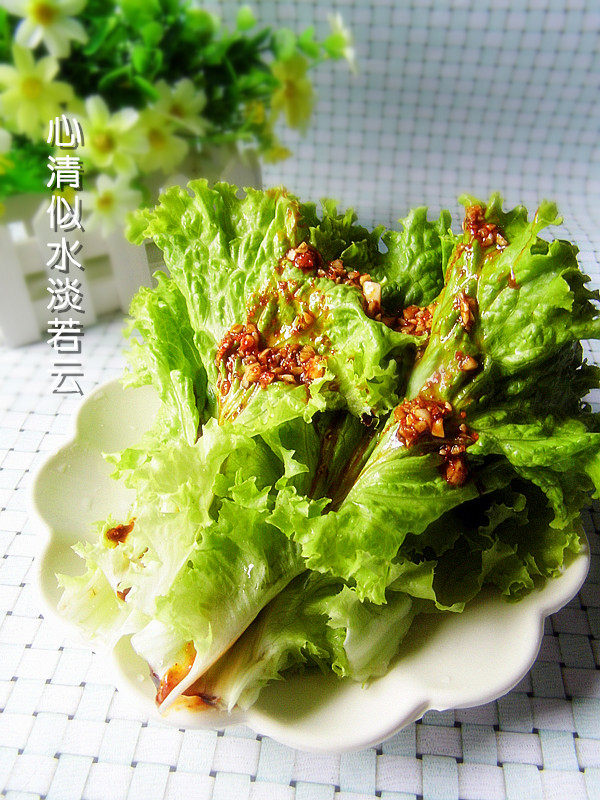 生拌浇汁生菜步骤4
