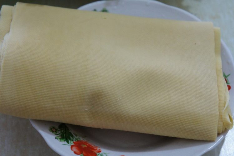蔬菜豆腐卷步骤5