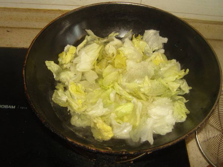 耗油生菜步骤3