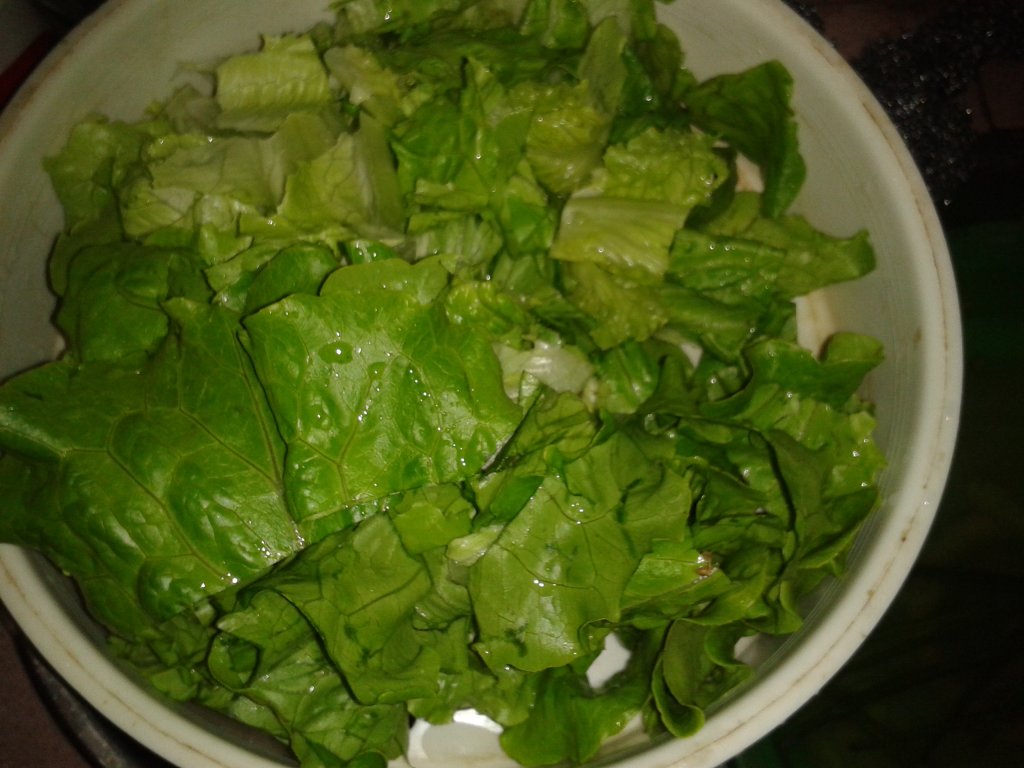 豆腐炒生菜步骤2