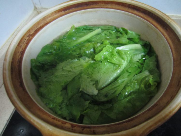 生菜蘑菇汤步骤5