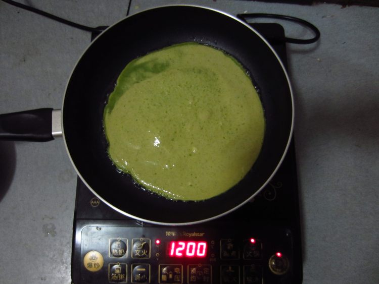 生菜煎饼步骤8