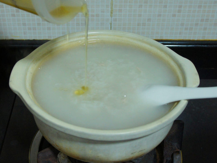 蔬菜肉丝粥步骤7