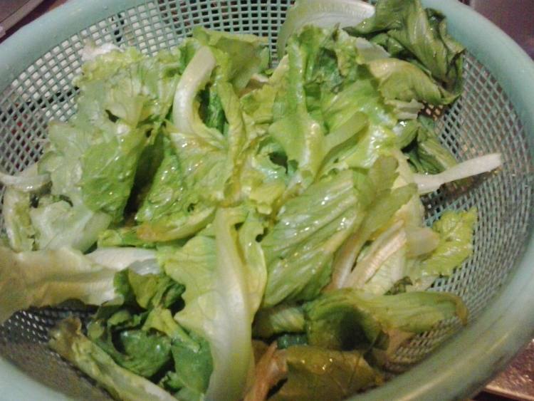 瘦肉炒生菜步骤1
