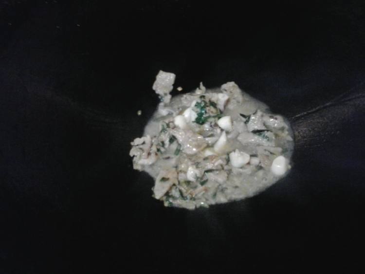 瘦肉炒生菜步骤4