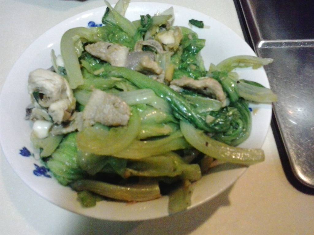瘦肉炒生菜步骤6