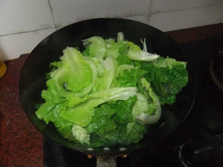 豆鼓生菜步骤3