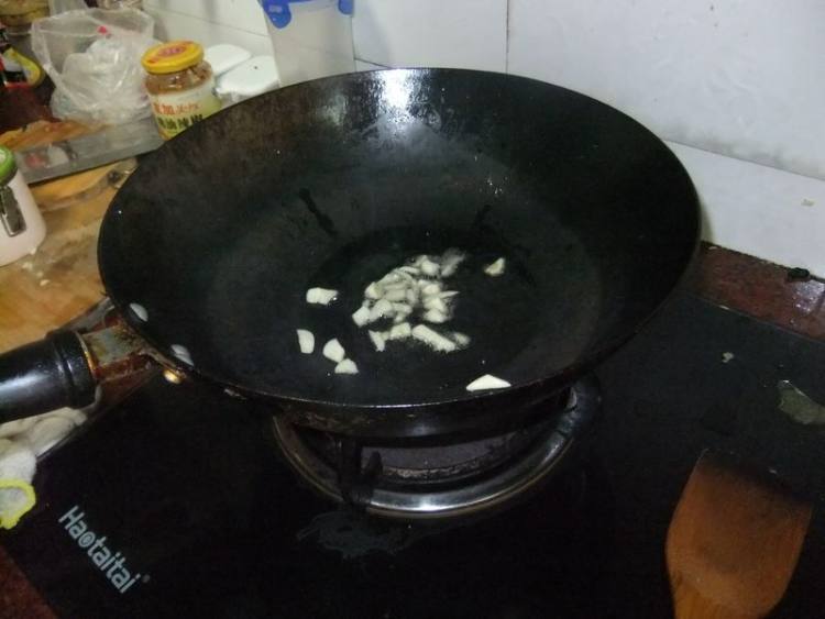 豆鼓生菜步骤5