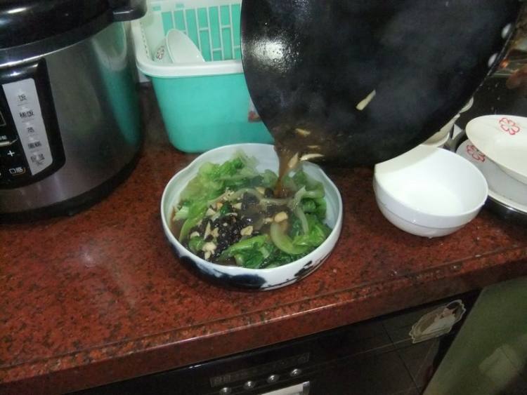 豆鼓生菜步骤10