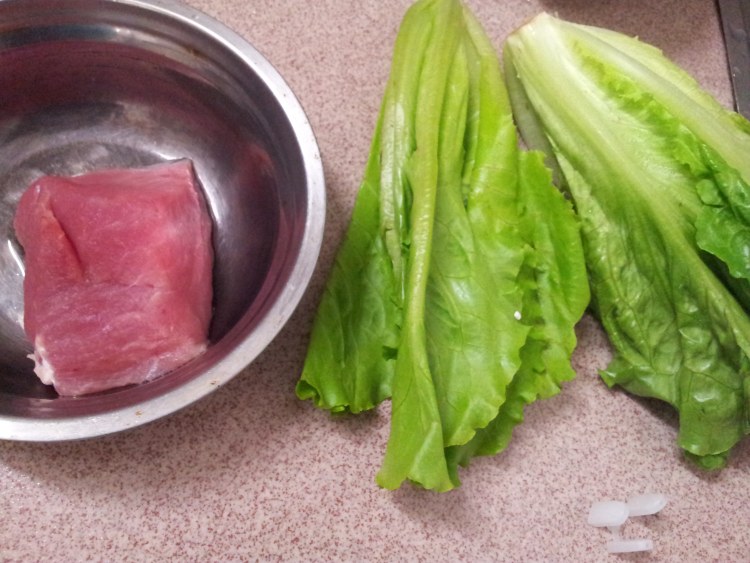 瘦肉蔬菜粥步骤1
