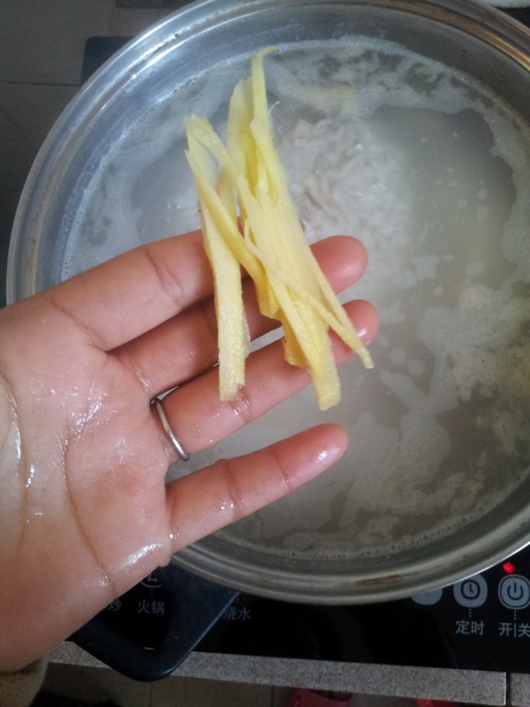 瘦肉蔬菜粥步骤10