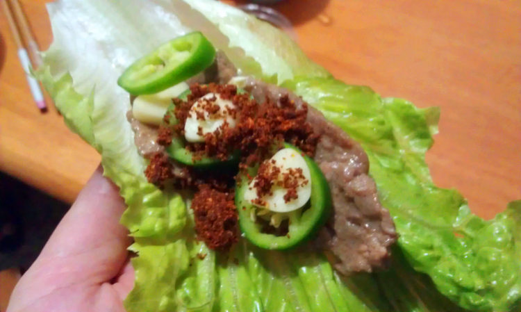 香烤牛肉生菜包步骤9