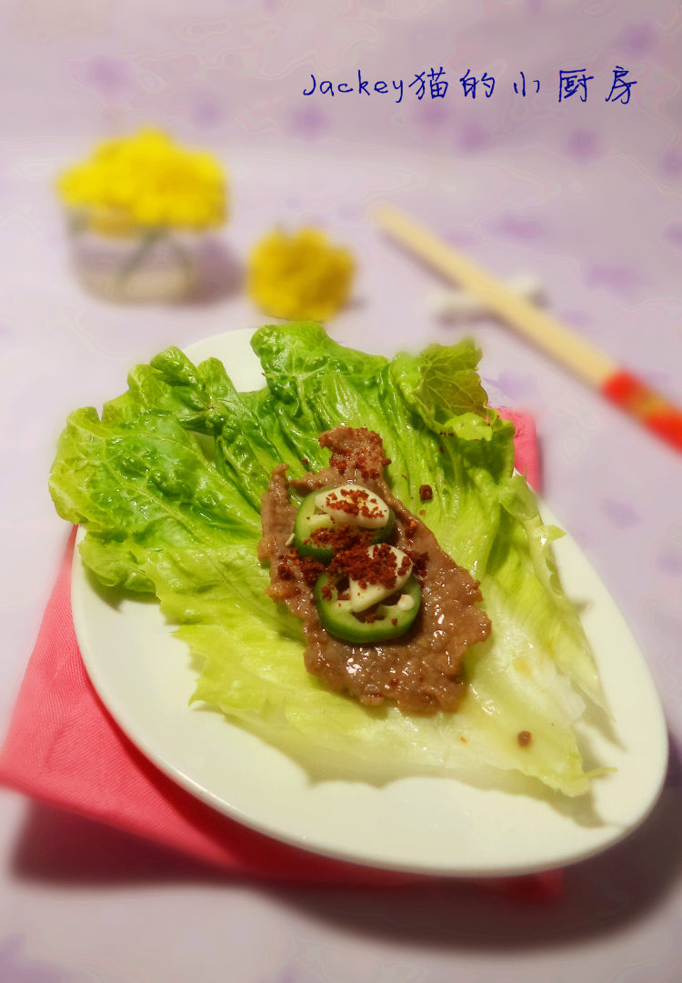 香烤牛肉生菜包步骤12